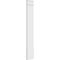 Ekena Millwork Plain PVC Pilaster w/Decorative Capital & Base, 12W x 72H x 2P, PR PILP12X072SM02-2 - alternate 6